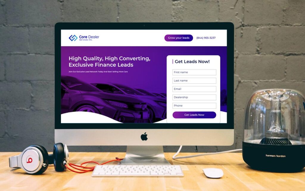 CORE DEALER SERVICES - UI DESIGN AND WIREFRAMING