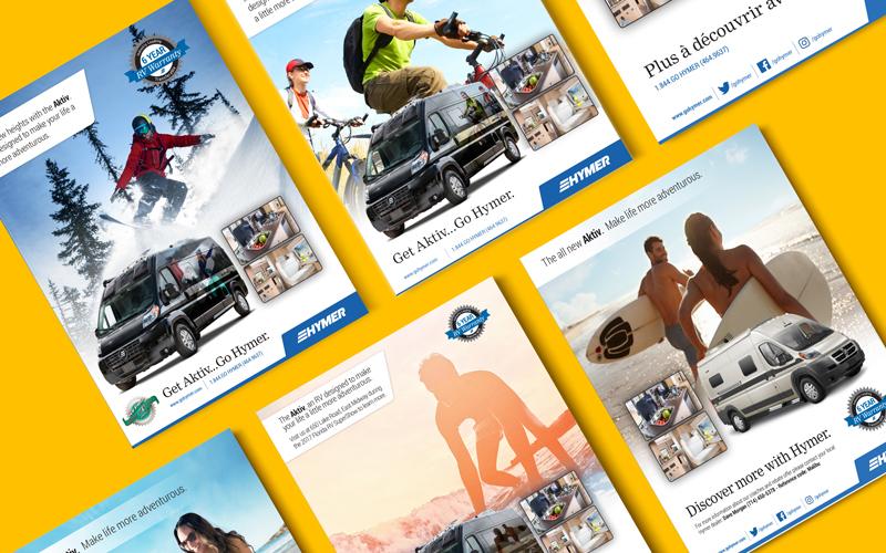 Hymer - Print Ad Campaigns​